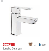 ELİT(KARE) LAVABO BATARYASI 4002
